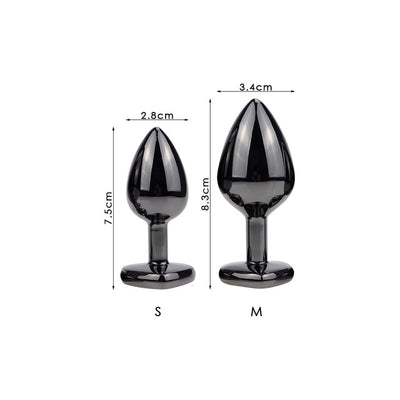 Black Metal Anal Plug