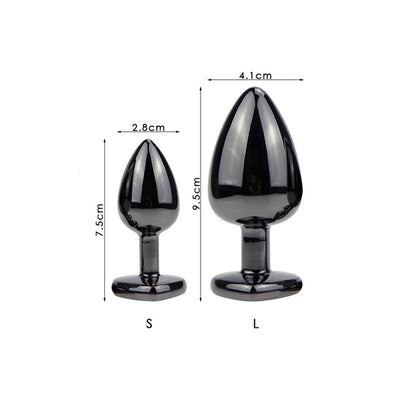 Black Metal Anal Plug