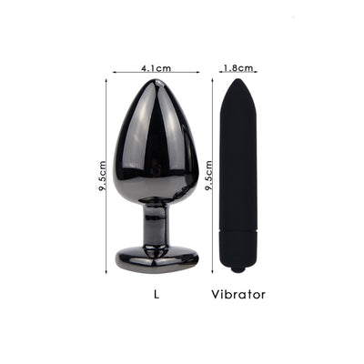 Black Metal Anal Plug