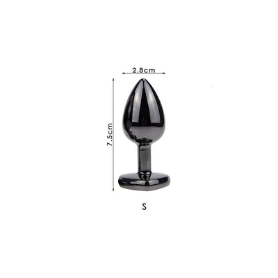 Black Metal Anal Plug